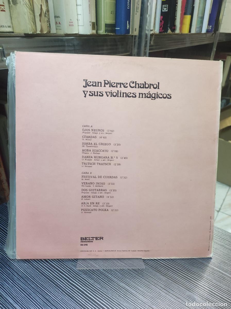 Discos de vinilo: Jean Pierre Chabrol &ndash; Y Sus Violines M&aacute;gicos - Foto 2