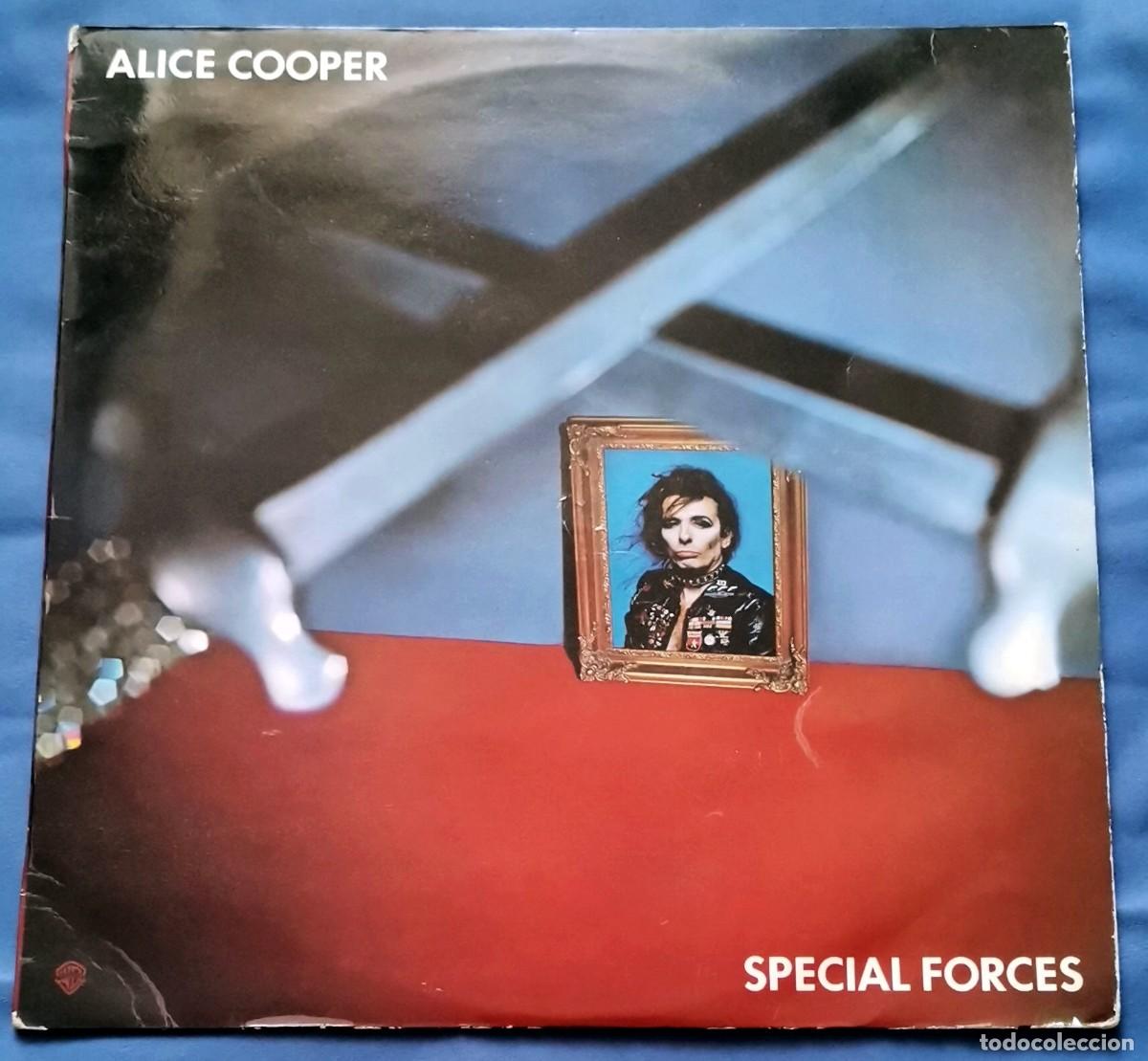Discos de vinilo: Alice Cooper &ndash; Special Forces LP Spain 1981 - Foto 1