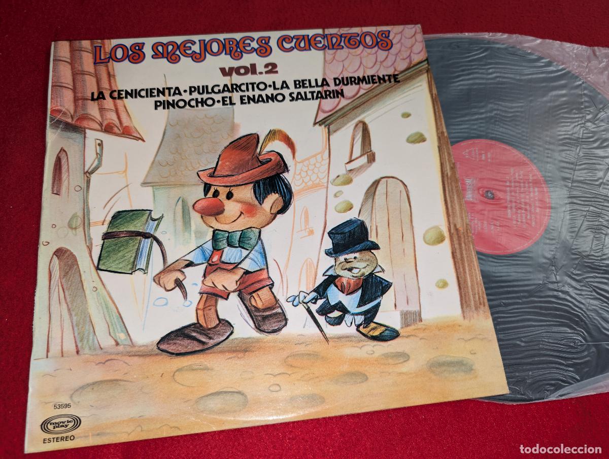 Vinyl records: GONZALO DE LA PUERTA+ALFONSO AGULLO ++ Los mejores cuentos Vol.2 LP 1972 Orlador POPULARES