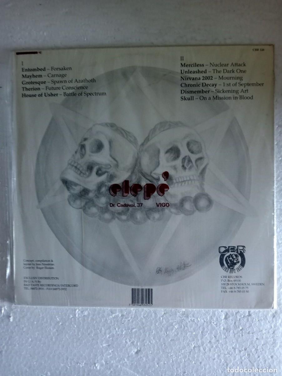 Discos de vinilo: Various - Projections Of A Stained Mind (LP, Comp) 1991 insert - Foto 2