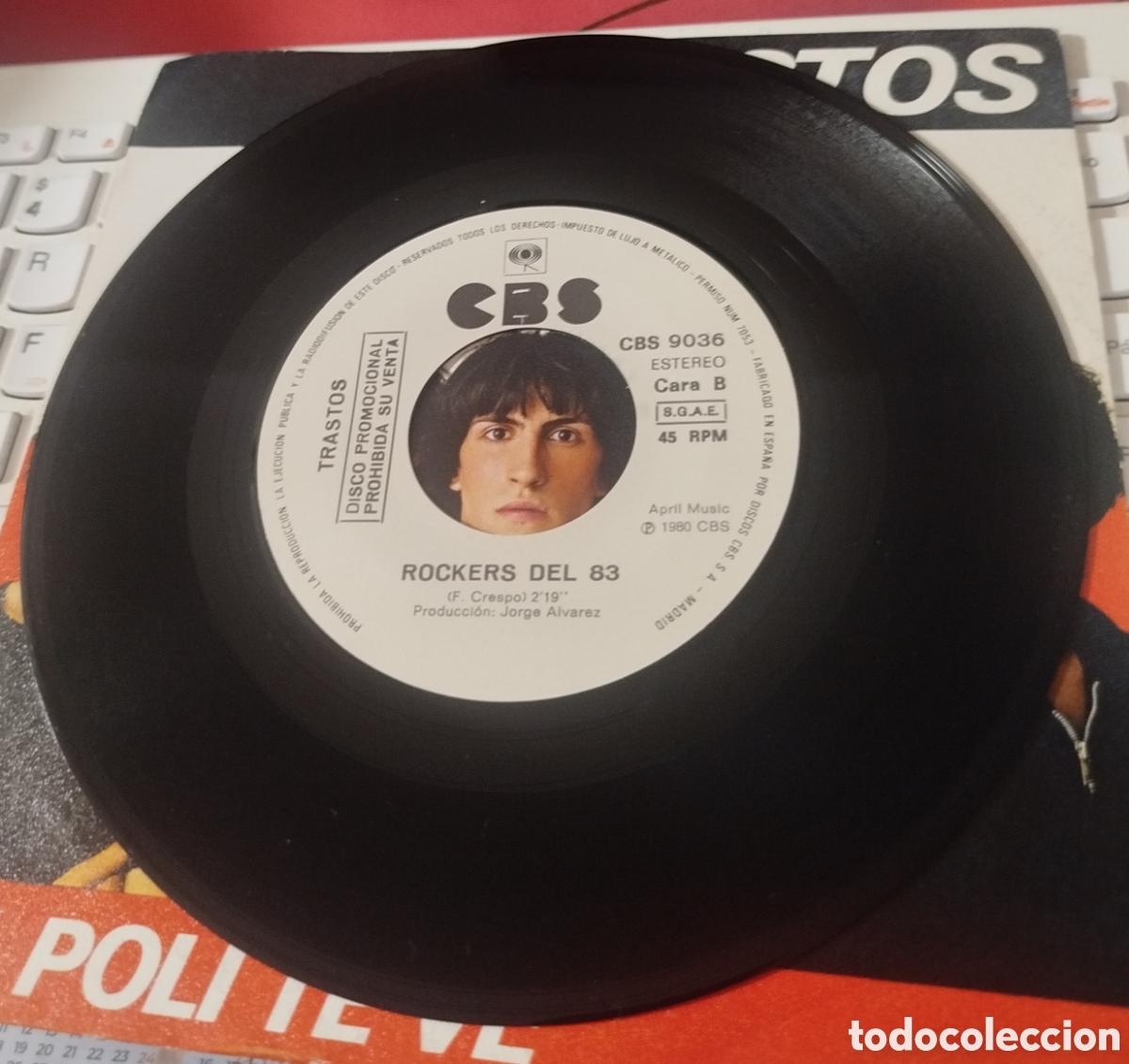 Discos de vinilo: Trastos - El Poli Te Ve - Foto 2