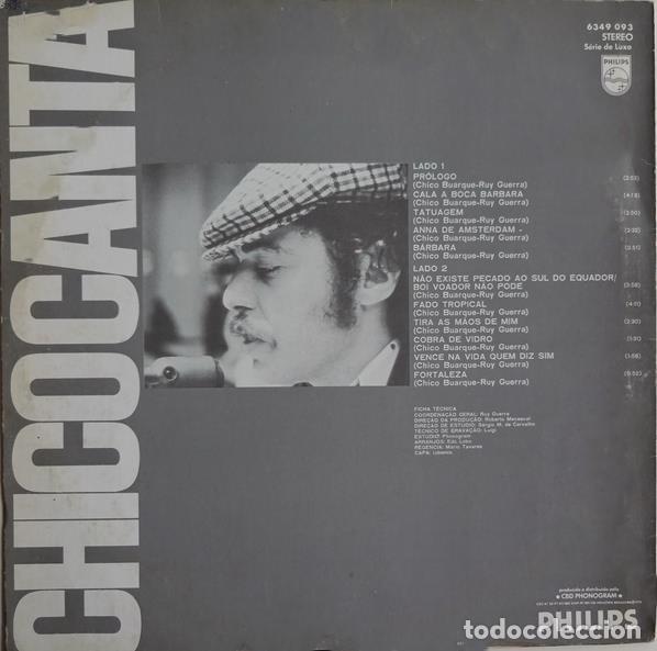 Discos de vinilo: Chico Buarque &ndash; Chico Canta - Foto 2