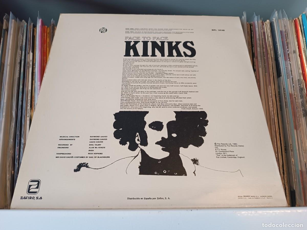 Discos de vinilo: The Kinks &lrm;&ndash; Face To Face - lp Spain 1980 - Foto 2