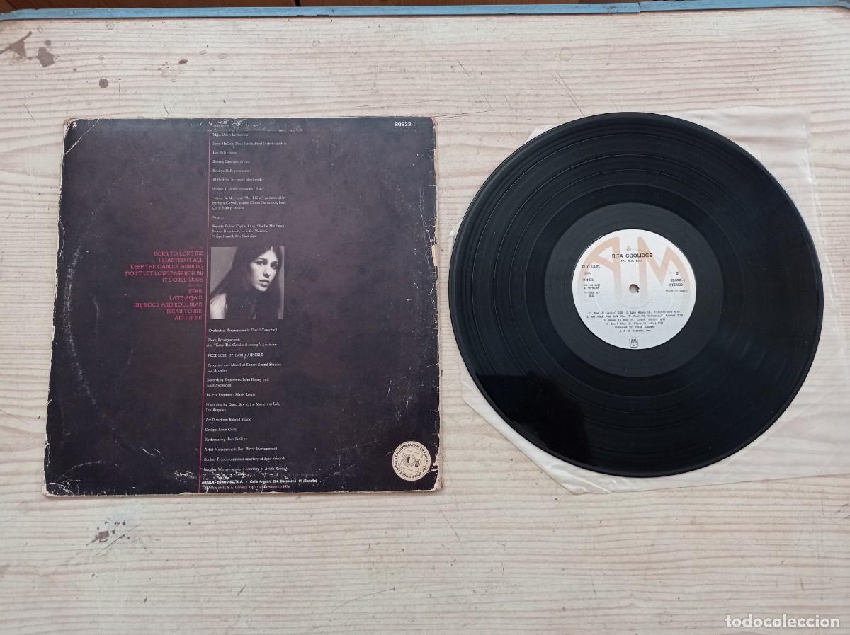 Discos de vinilo: Rita Coolidge - Its Only Love LP - Foto 2