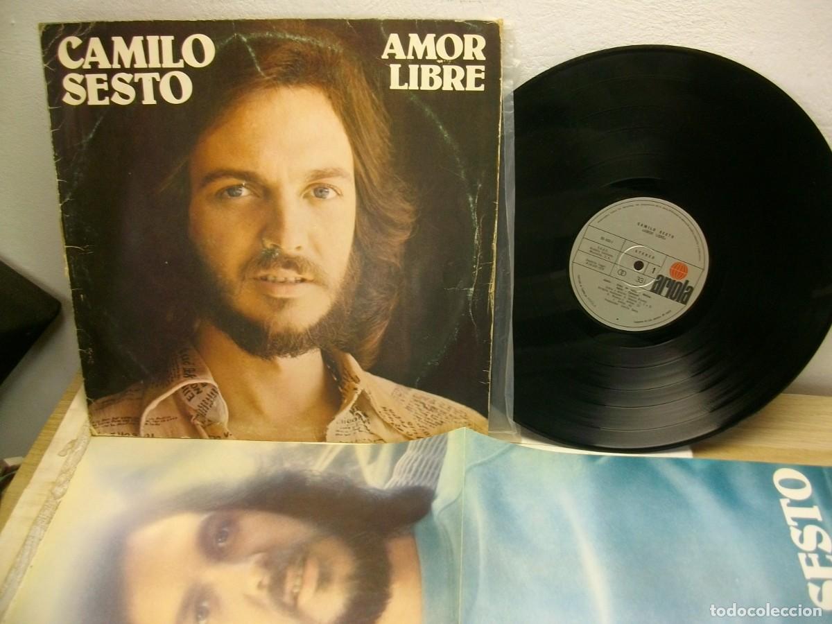Discos de vinilo: Camilo Sesto &ndash; Amor Libre LP + POSTER - Foto 1