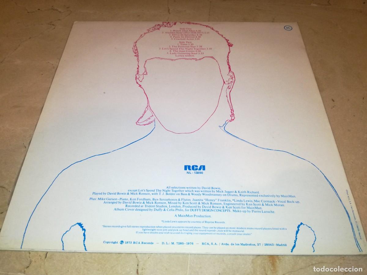 Discos de vinilo: DAVID BOWIE-ALADDIN SANE-EDICI&Oacute;N ESPA&Ntilde;OLA - Foto 2