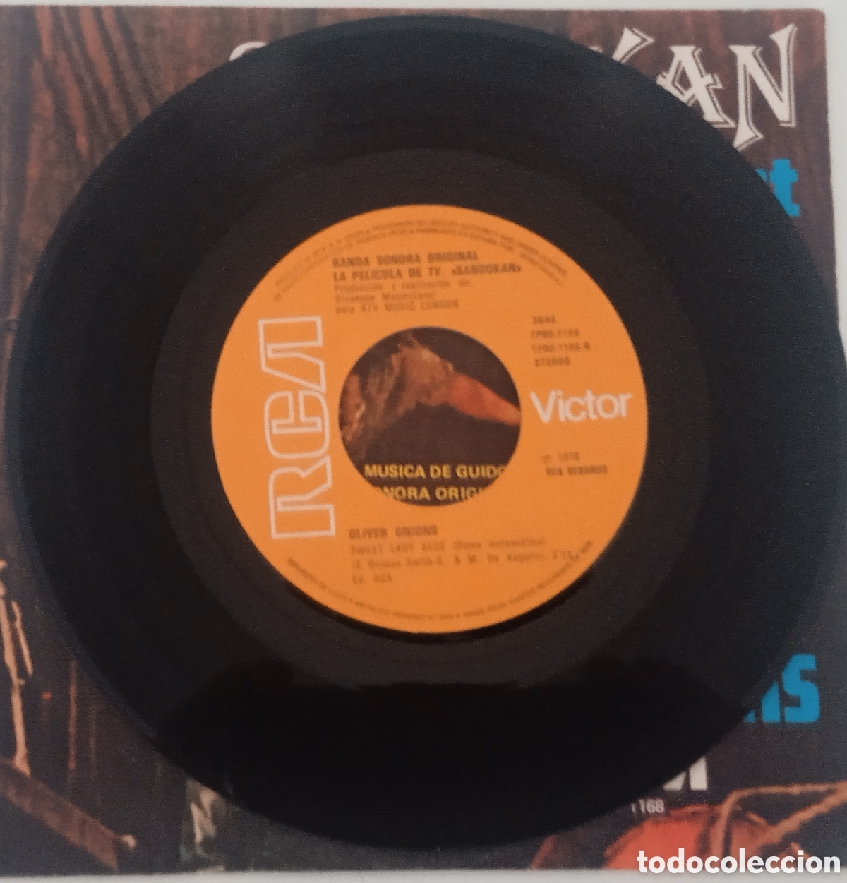 Discos de vinilo: OLIVER ONIONS - Sandokan (1976) single BSO - Foto 5