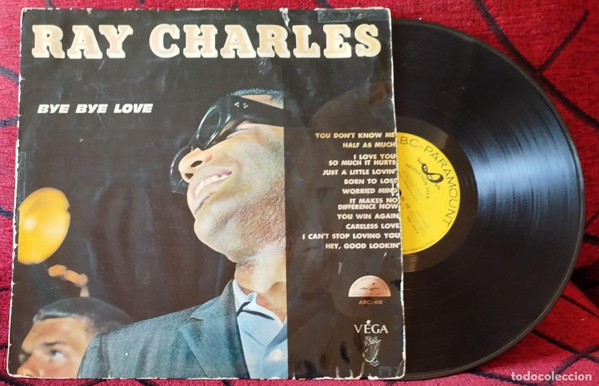 Discos de vinilo: RAY CHARLES ** Bye Bye Love ** VINILO LP FRANCIA - Foto 1