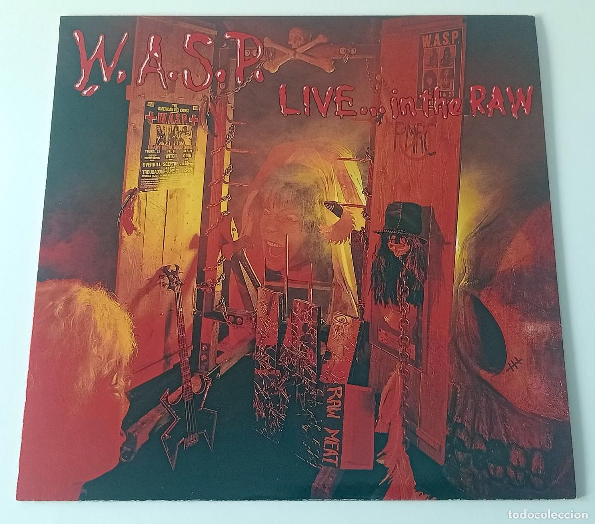 Discos de vinilo: LP W.A.S.P. - LIVE... IN THE RAW - Foto 1