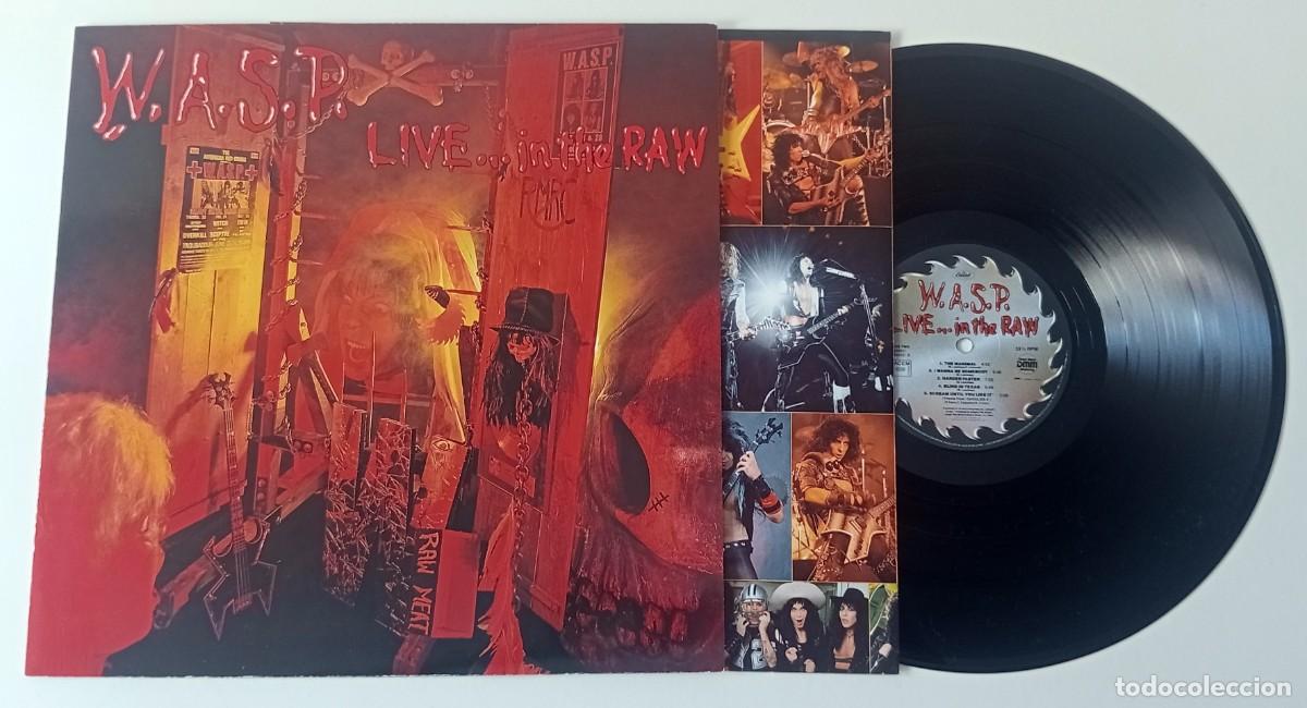 Discos de vinilo: LP W.A.S.P. - LIVE... IN THE RAW - Foto 3