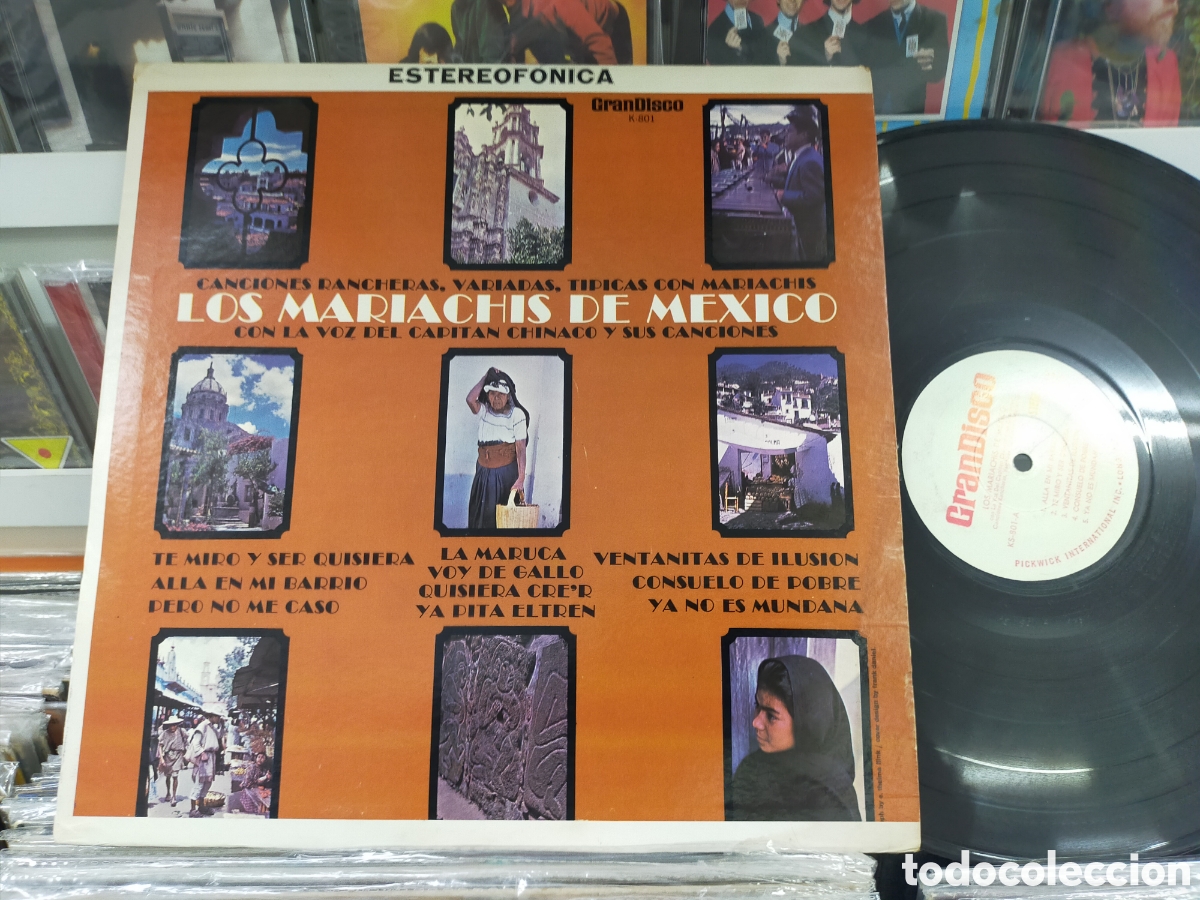 Disques de vinyle: Capit&aacute;n chinaco lp mariachis de M&eacute;xico