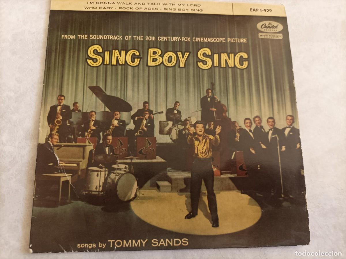 Discos de vinilo: Tommy Sands ep sing boy sing - Foto 1