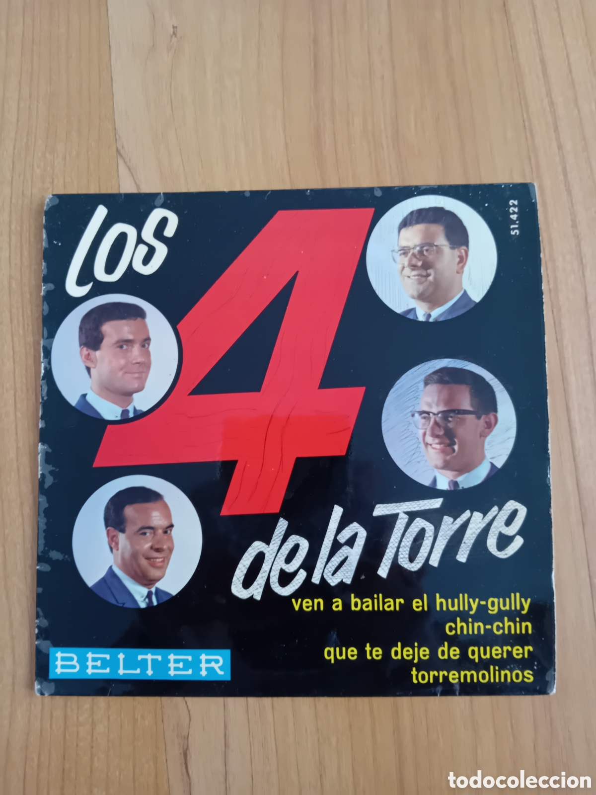 Discos de vinilo: LOS 4 DE LA TORRE. TORREMOLINOS. VEN A BAILAR - Foto 1