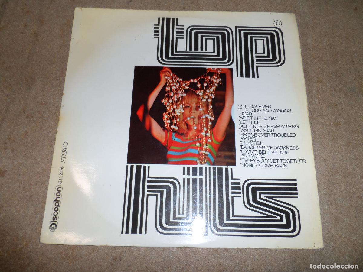 Discos de vinilo: Top Hits - RECOPILATORIO (SPAIN 1970) - Foto 1