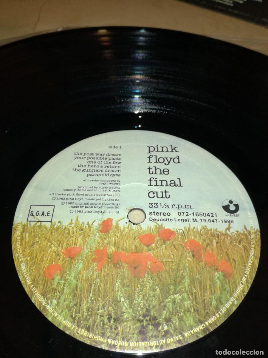 Discos de vinilo: PINK FLOYD-THE FINAL CUT-GATEFOLD-EDICI&Oacute;N ESPA&Ntilde;OLA - Foto 4
