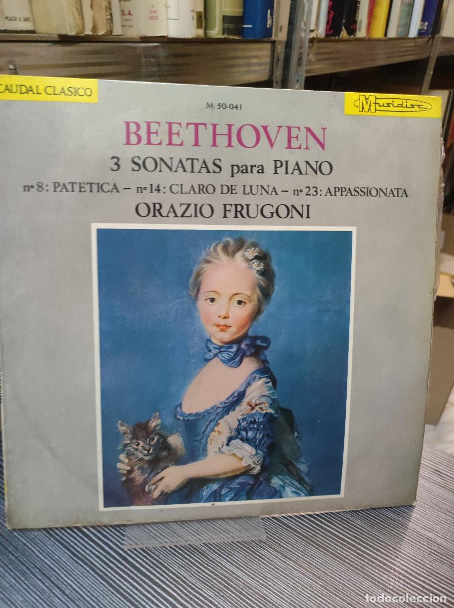Discos de vinilo: BEETHOVEN 3 SONATAS PARA PIANO - Foto 1