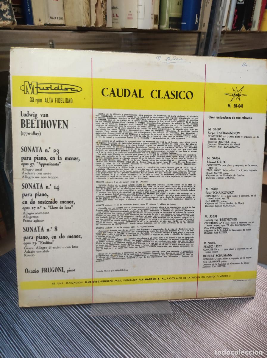 Discos de vinilo: BEETHOVEN 3 SONATAS PARA PIANO - Foto 2