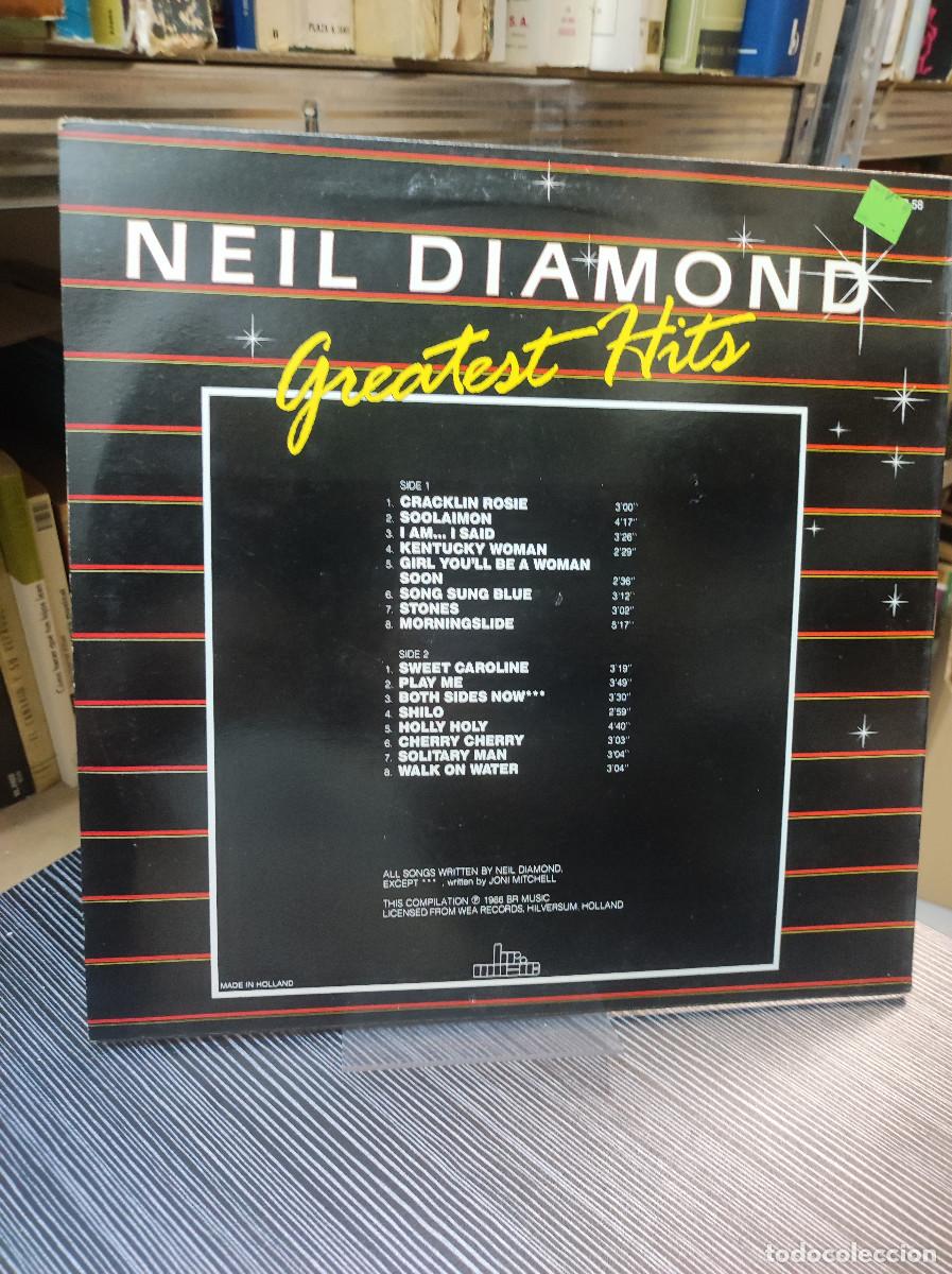 Discos de vinilo: NEIL DIAMOND GREATEST HITS - Foto 2