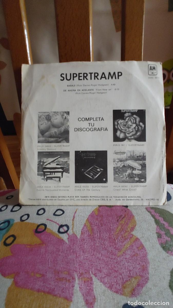 Discos de vinilo: SUPERTRAMP-SINGLE BABAJI - Foto 2