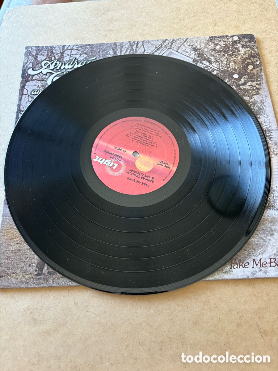 Discos de vinilo: Lp vinilo Take me Back, Andrae Crouch & The Disciples (A17) - Foto 3