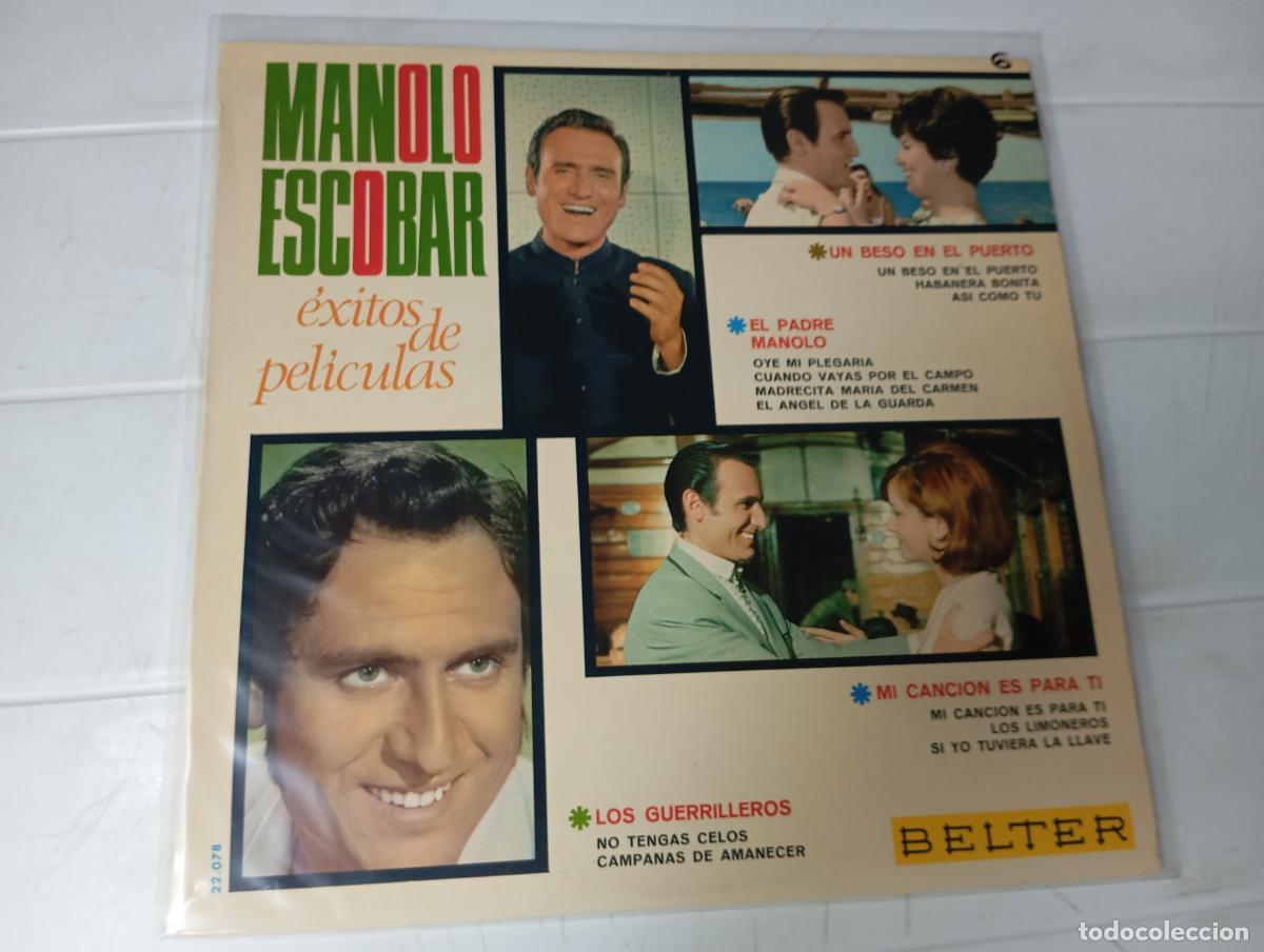 Discos de vinilo: LP MANOLO ESCOBAR - &Eacute;XITOS DE PEL&Iacute;CULAS - Foto 1
