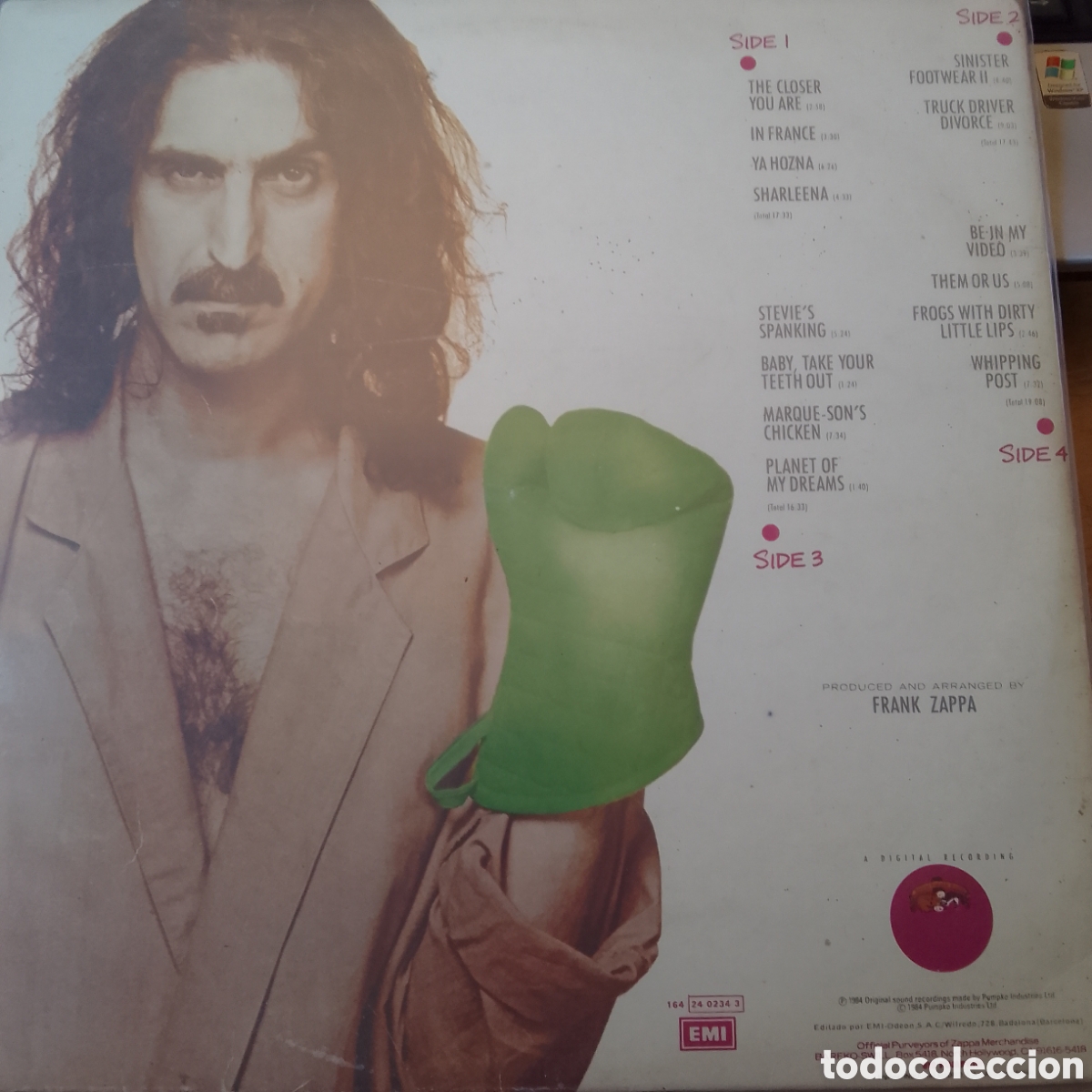 Discos de vinilo: FRANK ZAPPA THEM OR US DOBLE LP - Foto 2