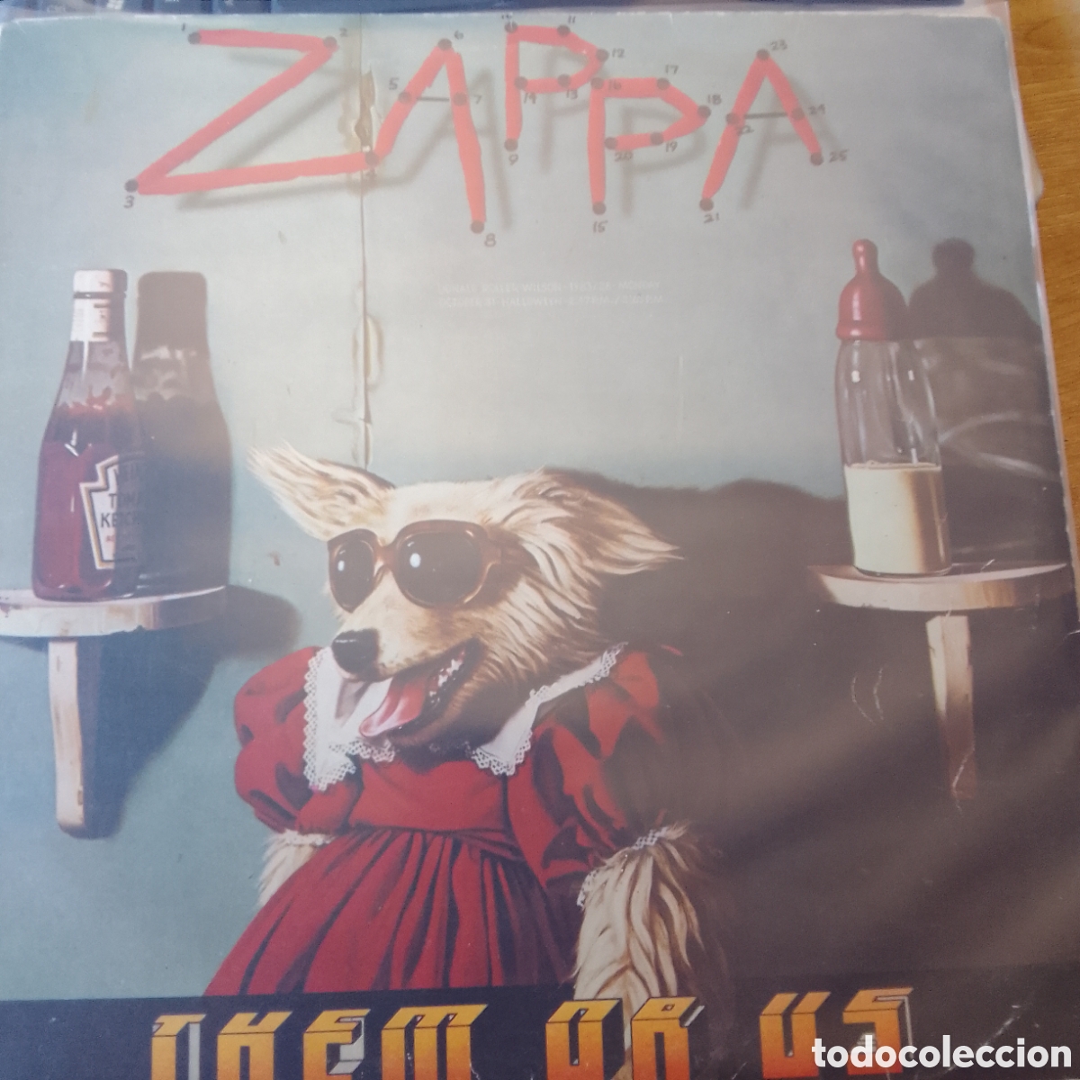 Discos de vinilo: FRANK ZAPPA THEM OR US DOBLE LP - Foto 1