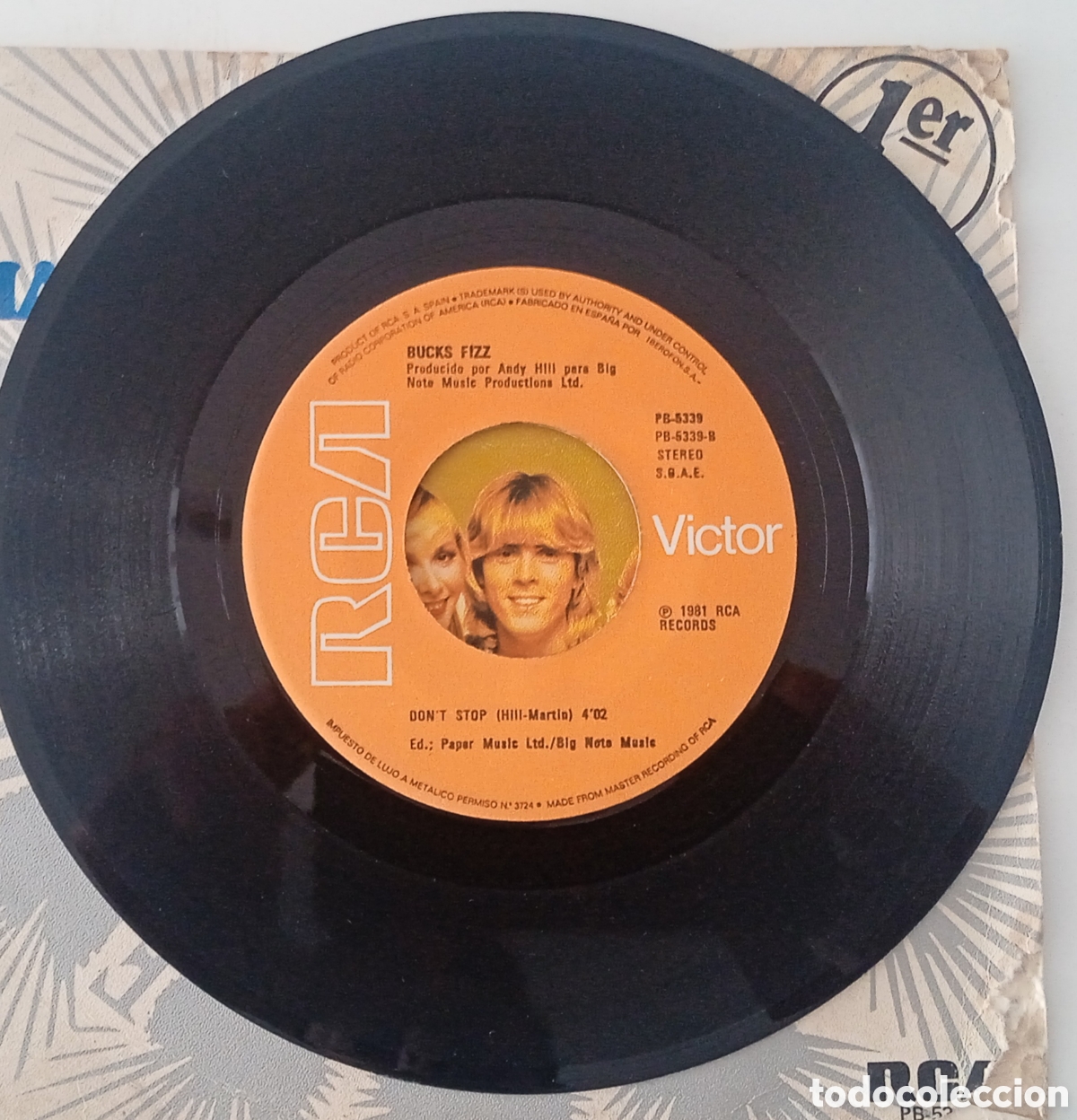 Discos de vinilo: BUCKS FIZZ - Making your mind Up (1981) single - Foto 4