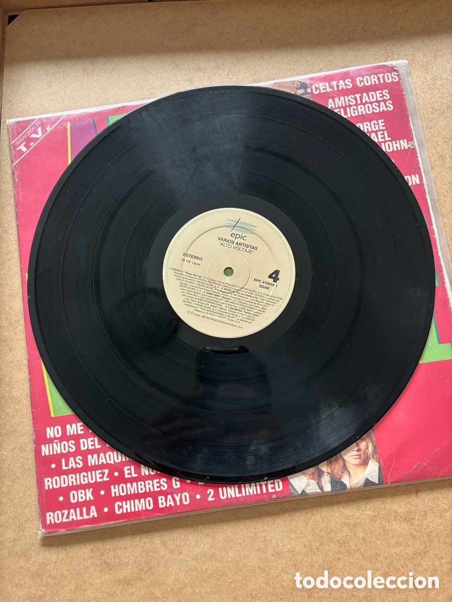 Discos de vinilo: Lp doble Alto Voltaje (A17) - Foto 2