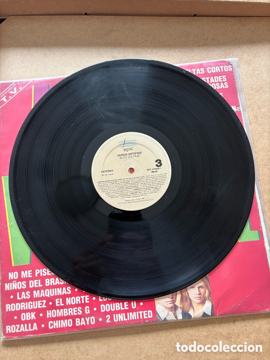 Discos de vinilo: Lp doble Alto Voltaje (A17) - Foto 3