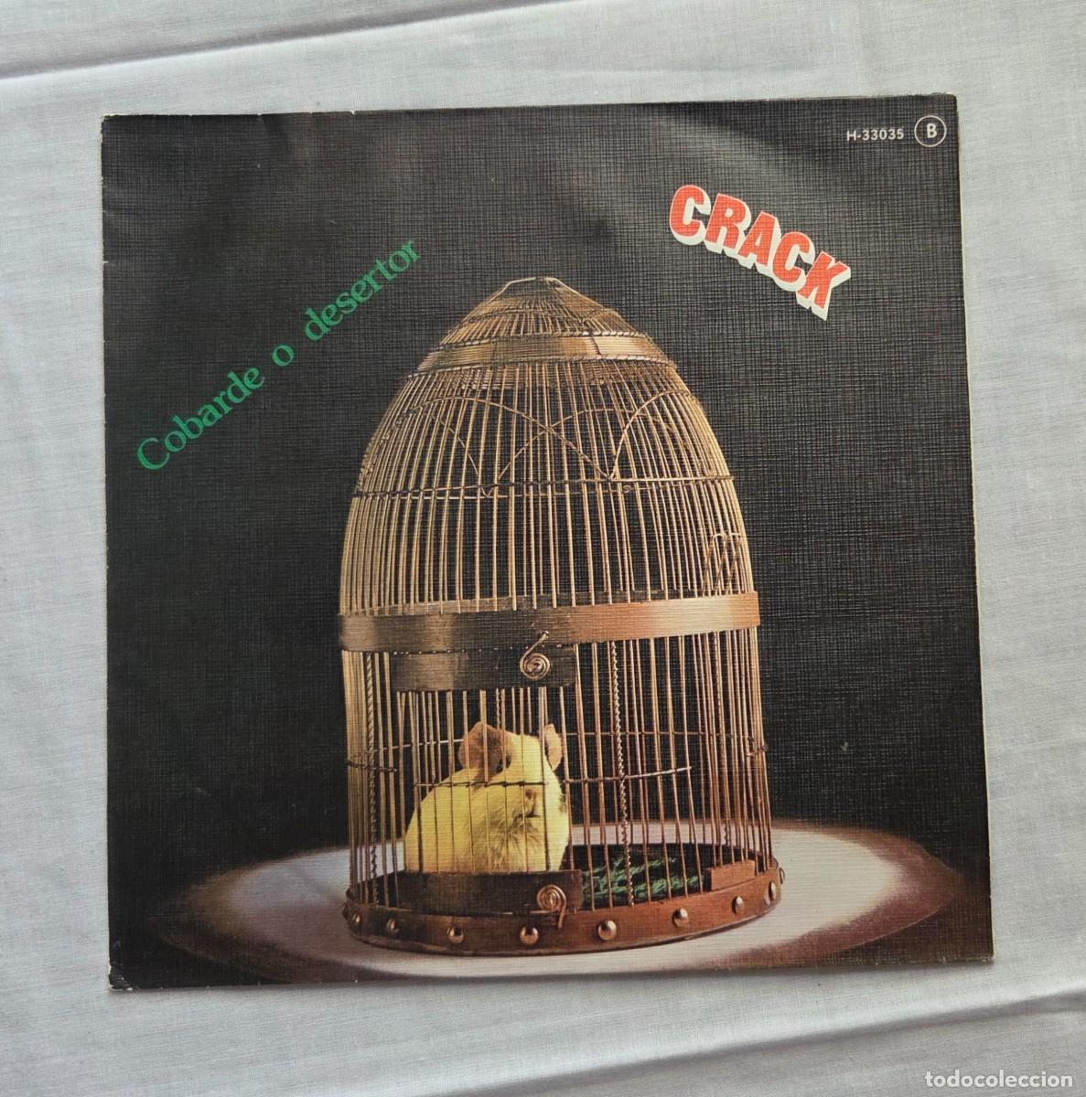 Discos de vinilo: Single Vinilo Crack, Cobarde o desertor - Foto 1