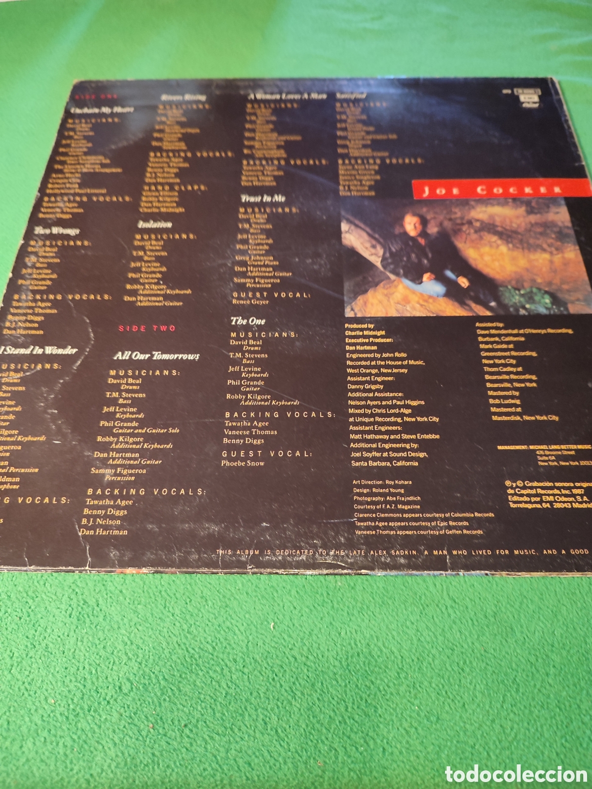 Discos de vinilo: Joe Cocker - Unchain My Heart - Foto 2