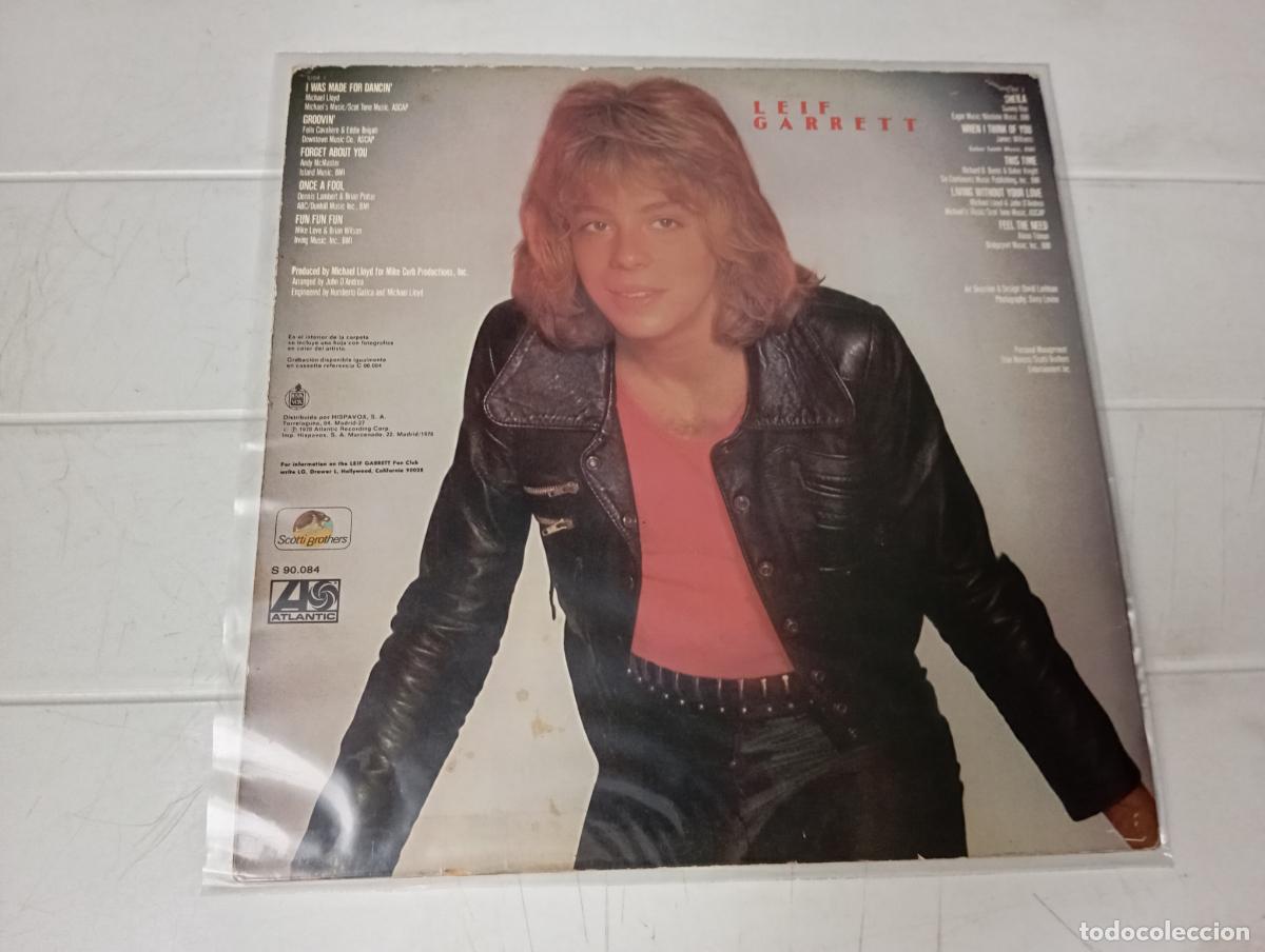 Discos de vinilo: LP LEIF GARRETT - FEEL THE NEED - Foto 2