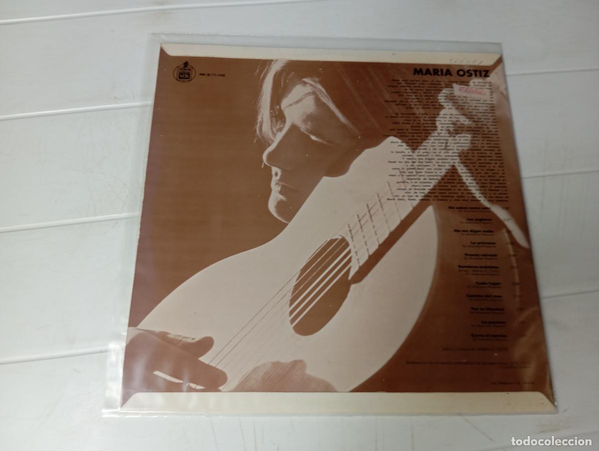 Discos de vinilo: LP MAR&Iacute;A OSTIZ - NO SABES COMO SUFR&Iacute; - Foto 2