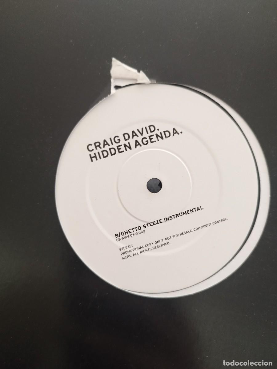 Discos de vinilo: Craig David &ndash; Hidden Agenda. Vinilo maxi. - Foto 2