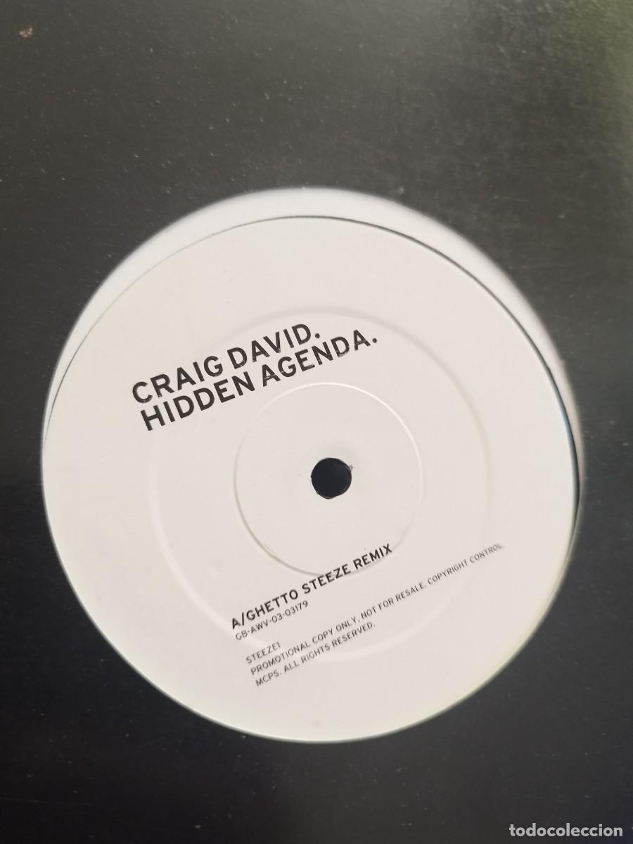 Discos de vinilo: Craig David &ndash; Hidden Agenda. Vinilo maxi. - Foto 3