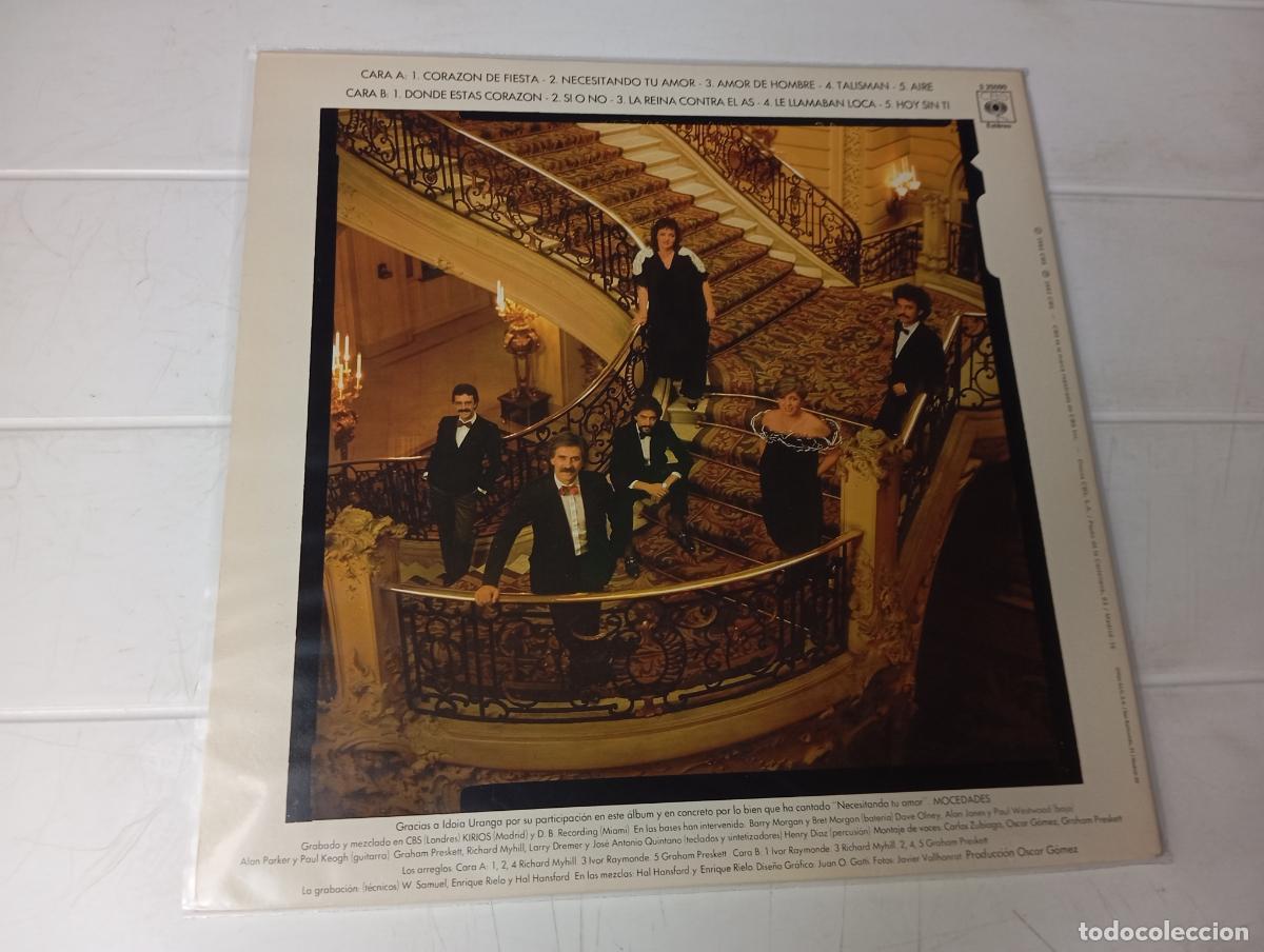 Discos de vinilo: LP MOCEDADES - AMOR DE HOMBRE - Foto 2