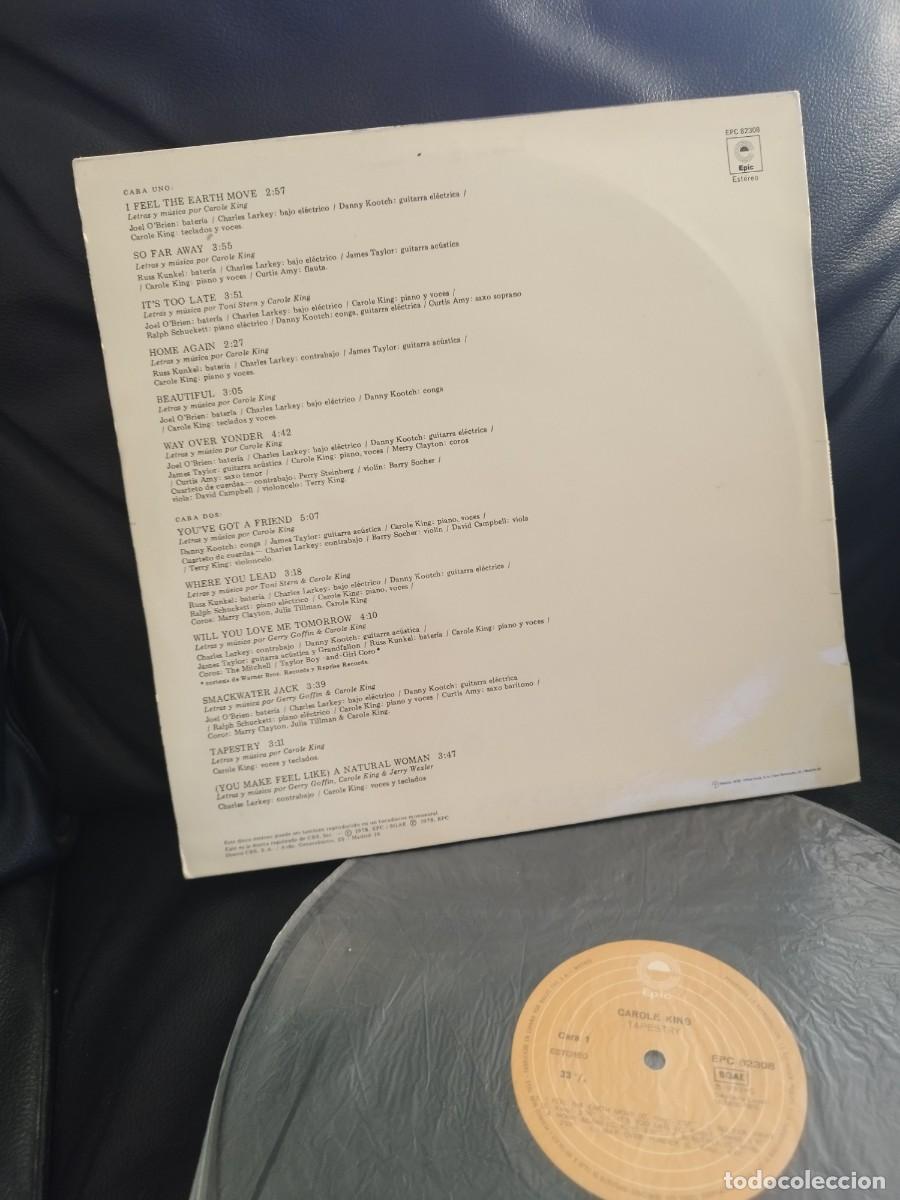 Discos de vinilo: Carole King, tapestry. Vinilo Lp. - Foto 3