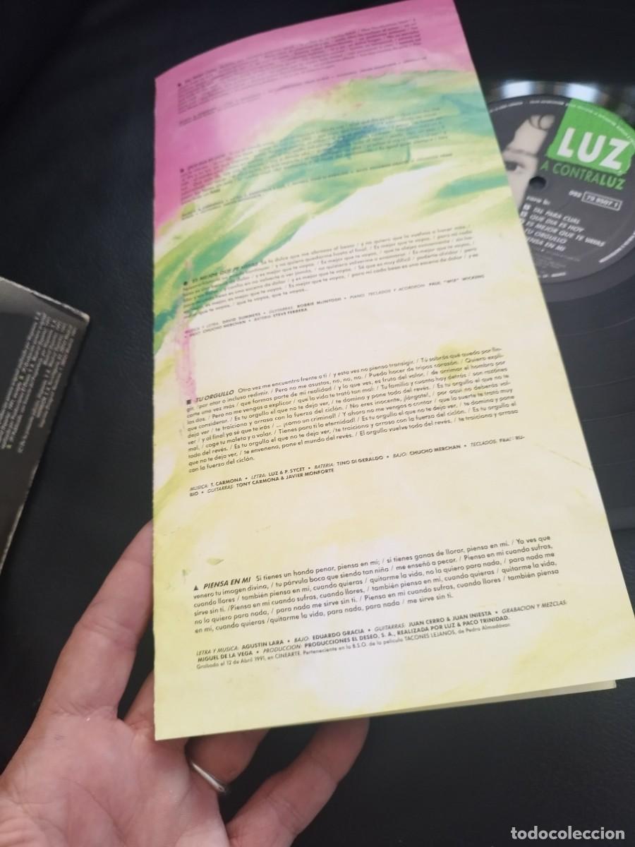 Discos de vinilo: Luz &ndash; A Contraluz. Vinilo Lp. - Foto 3