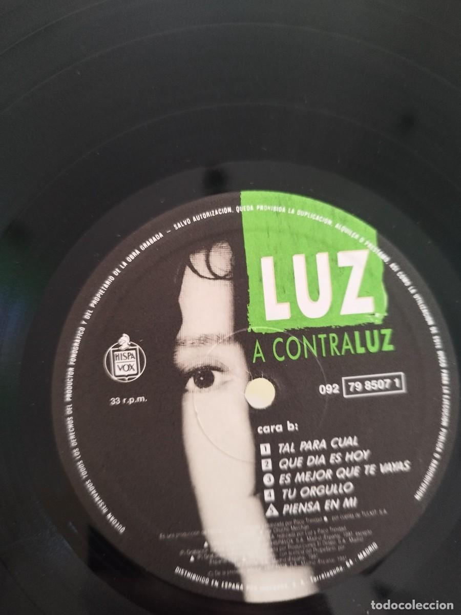 Discos de vinilo: Luz &ndash; A Contraluz. Vinilo Lp. - Foto 4