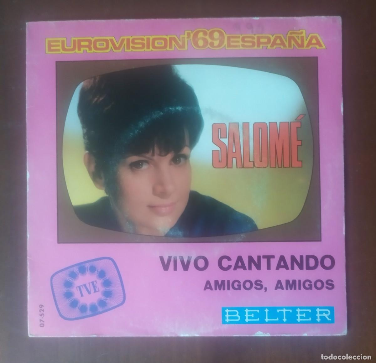 Discos de vinilo: Disco de Salom&eacute;, Eurovision  69 - Foto 1
