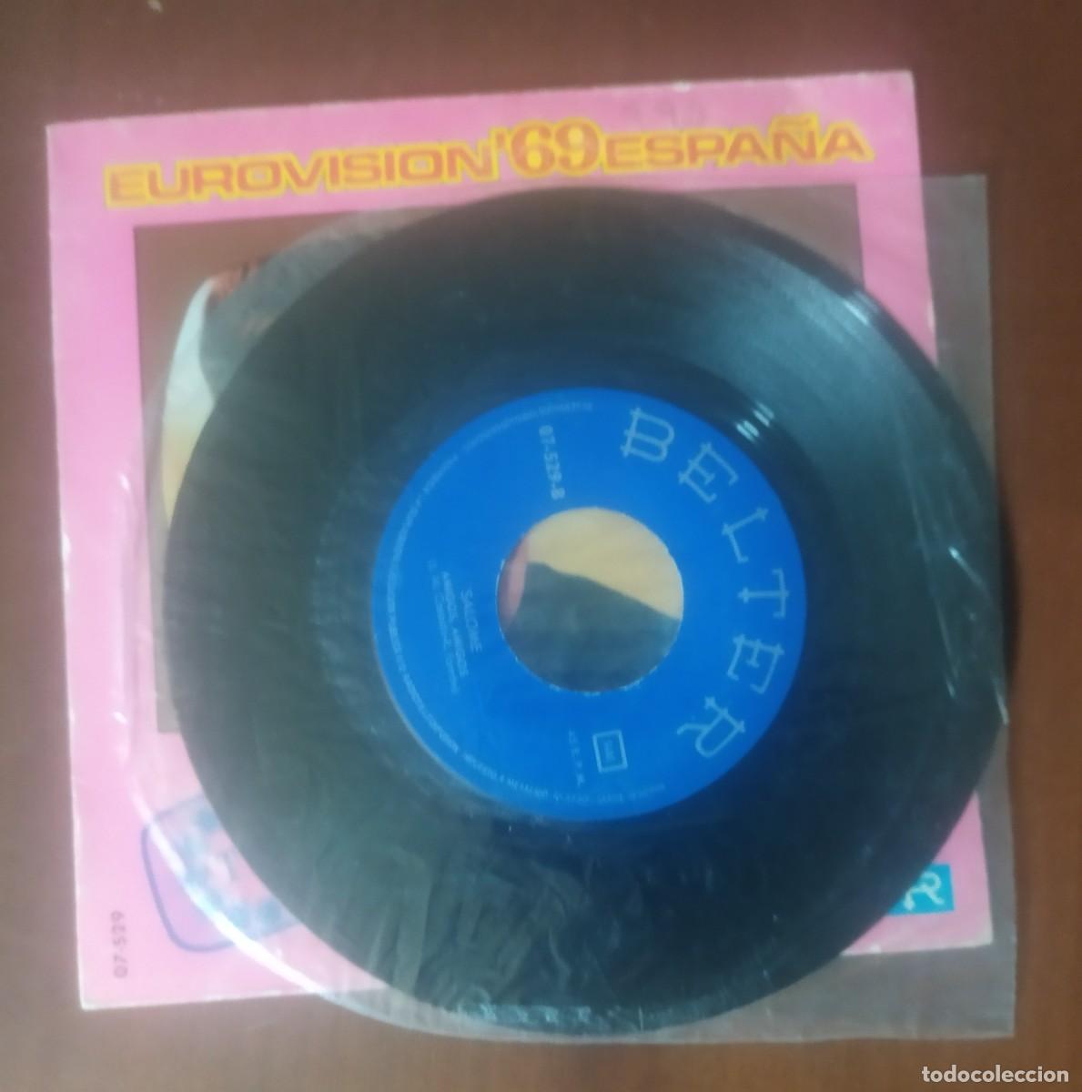 Discos de vinilo: Disco de Salom&eacute;, Eurovision  69 - Foto 2