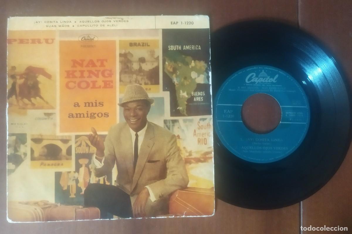 Discos de vinilo: Disco de Nat King Cole, a mis amigos - Foto 1