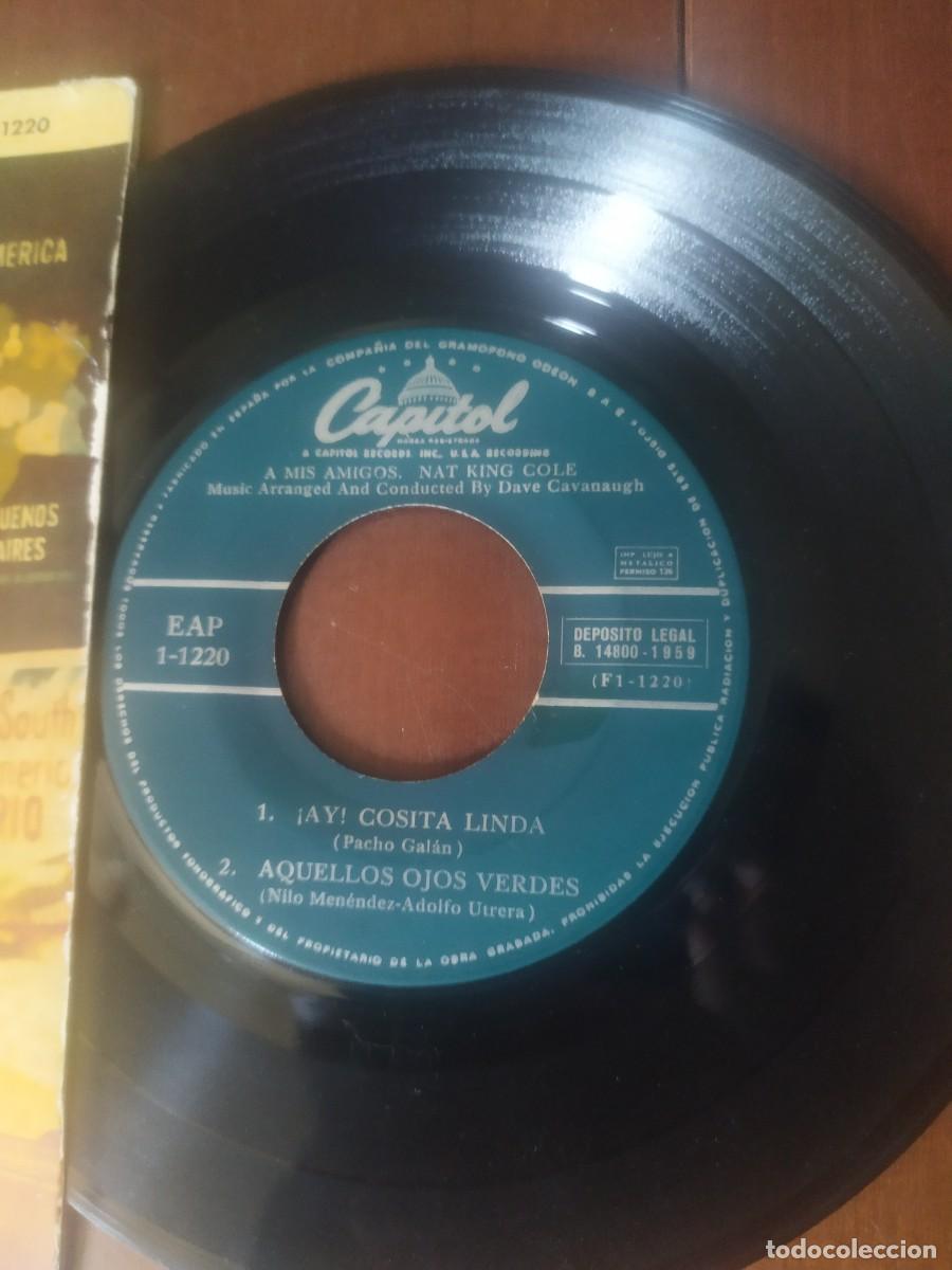 Discos de vinilo: Disco de Nat King Cole, a mis amigos - Foto 2