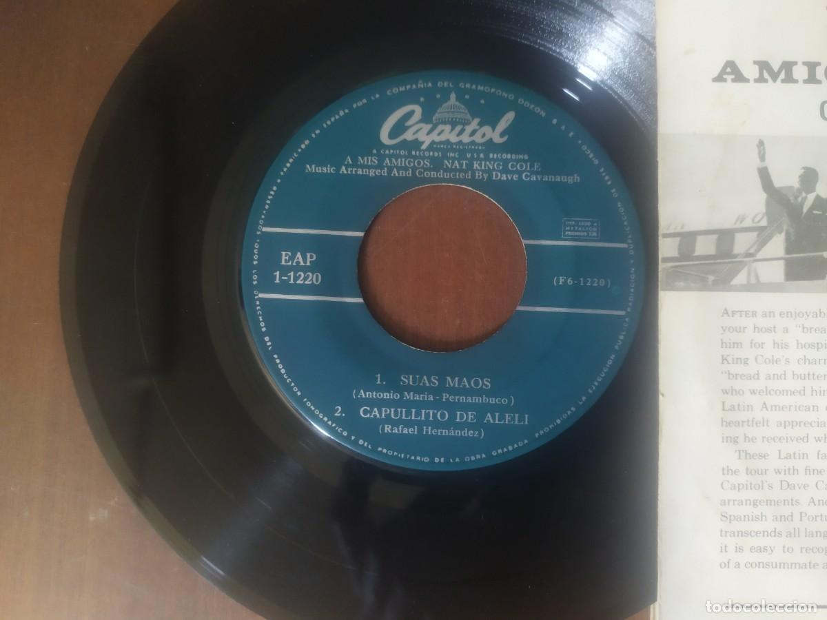 Discos de vinilo: Disco de Nat King Cole, a mis amigos - Foto 4