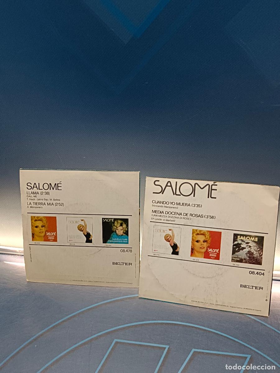 Discos de vinilo: 2 eps , 7&rdquo;, SALOM&Eacute; buen estado - Foto 4