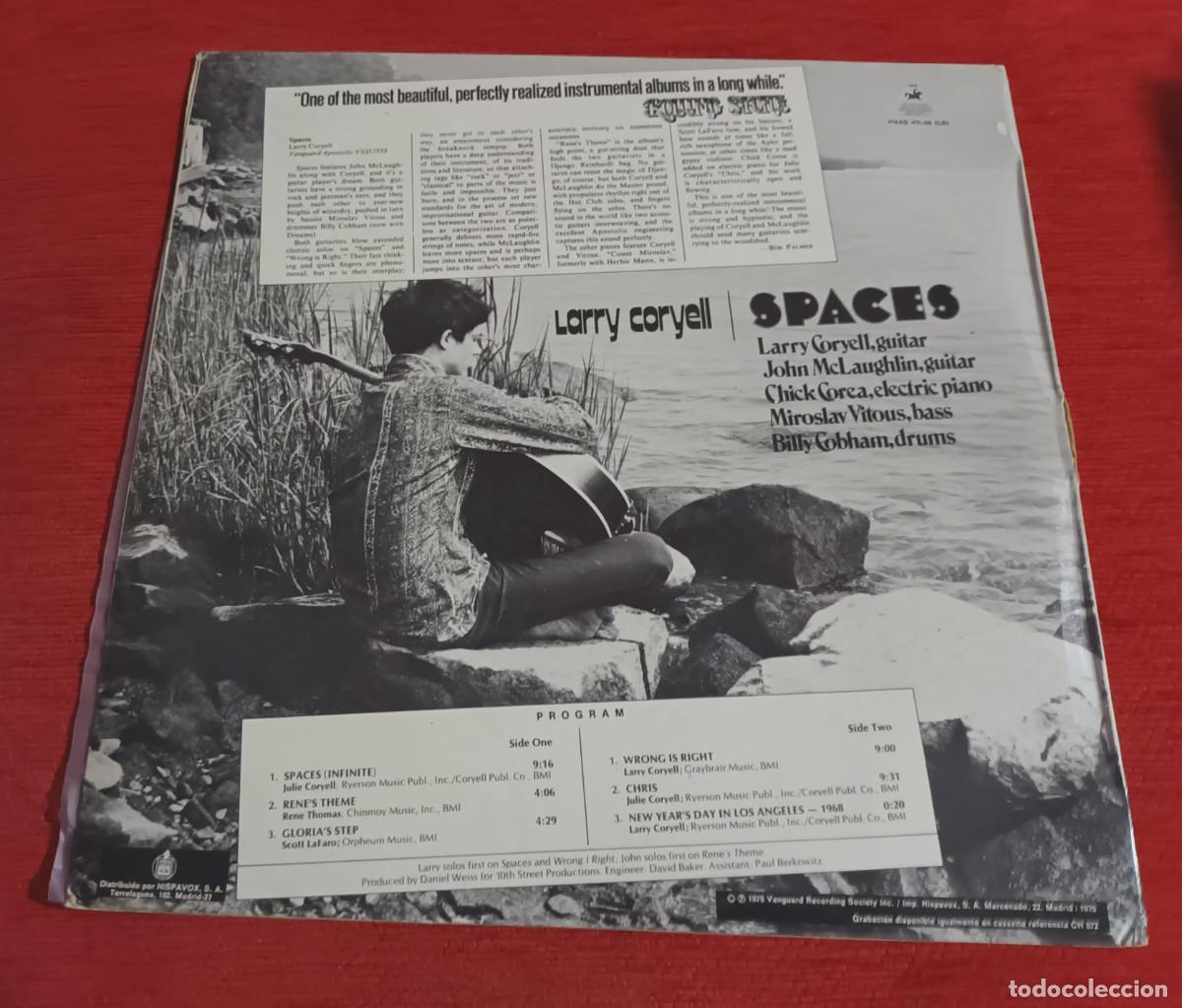 Discos de vinilo: LARRY CORYELL - SPACES - LP - Foto 2