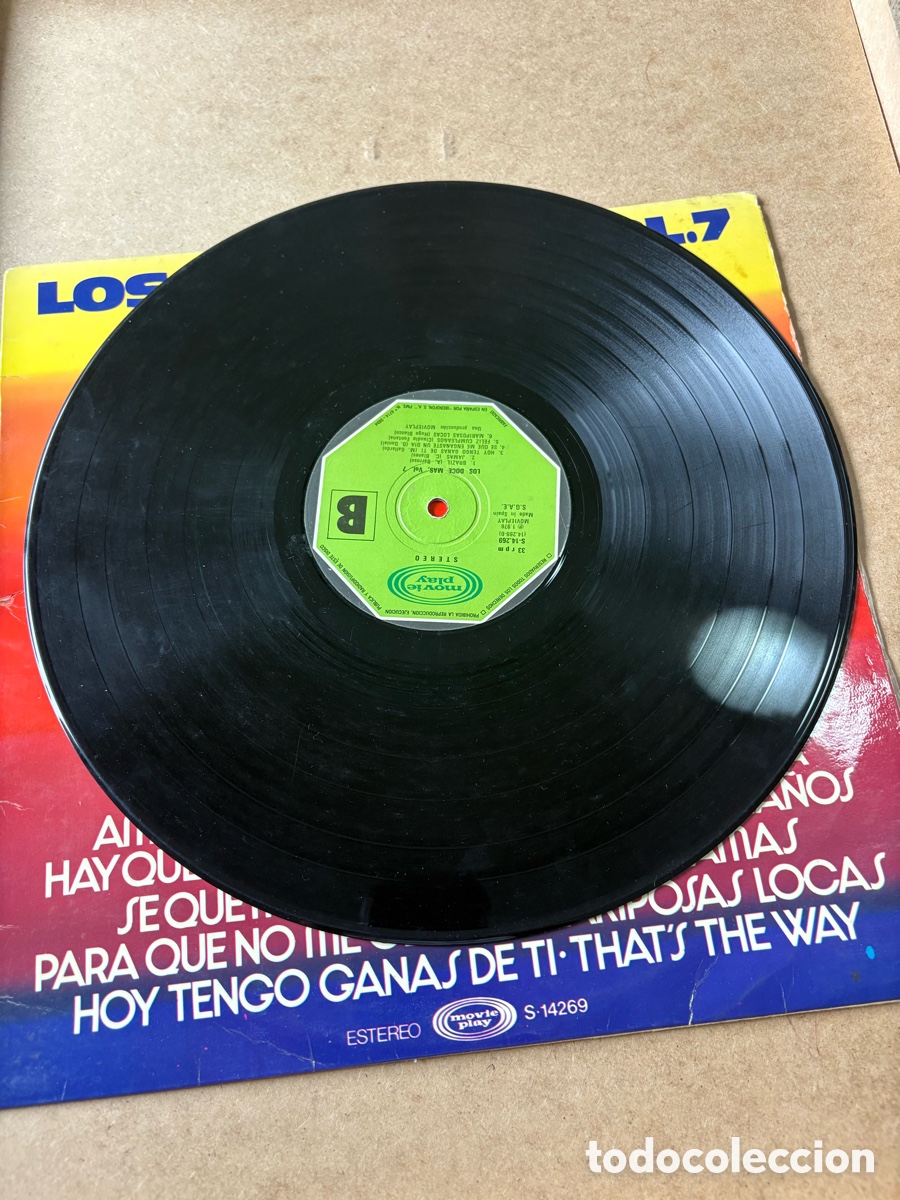 Discos de vinilo: Lp vinilo Los 12 mas Vol. 7 (A17) - Foto 2