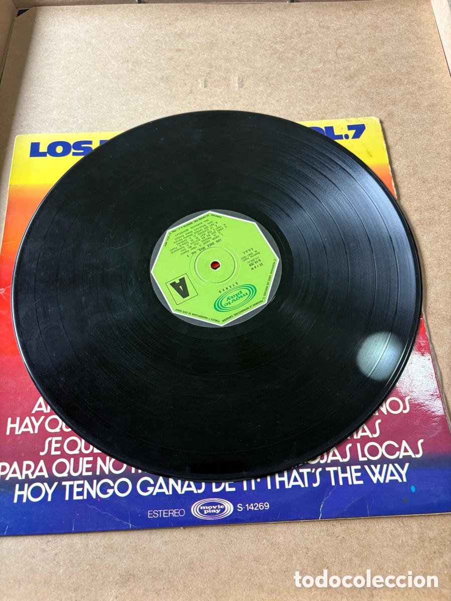 Discos de vinilo: Lp vinilo Los 12 mas Vol. 7 (A17) - Foto 3