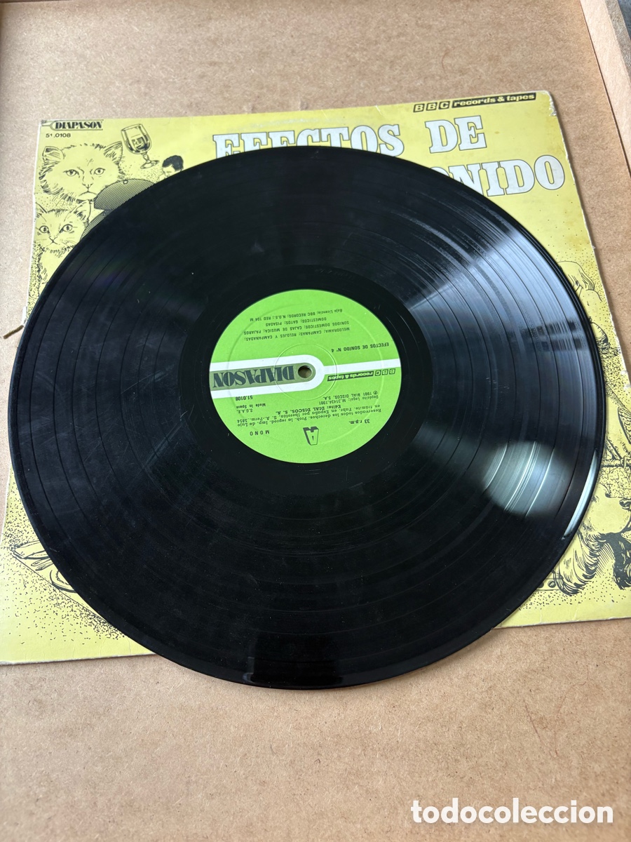 Discos de vinilo: Lp Efectos de sonido Vol.4 (A17) - Foto 3